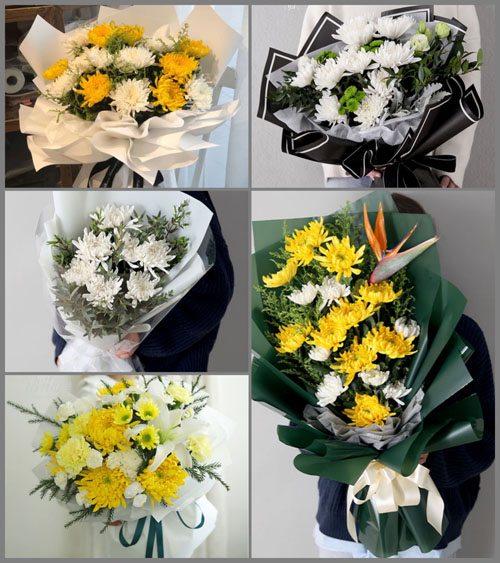 陕西宝鸡市千阳县张家塬镇白事花束代送